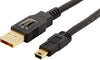 amazon basics Usb 2.0 Cable - A-Male To Mini-B - 6 Feet (1.8 Meters), Black