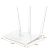 Tenda F3 300Mbps Wi-Fi Router, Easy Setup, WPS Button, Parental Control, Bandwidth Control, Wi-Fi Schedule, with 3 * 5dBi High Power External Antennas (White, N300 F3)