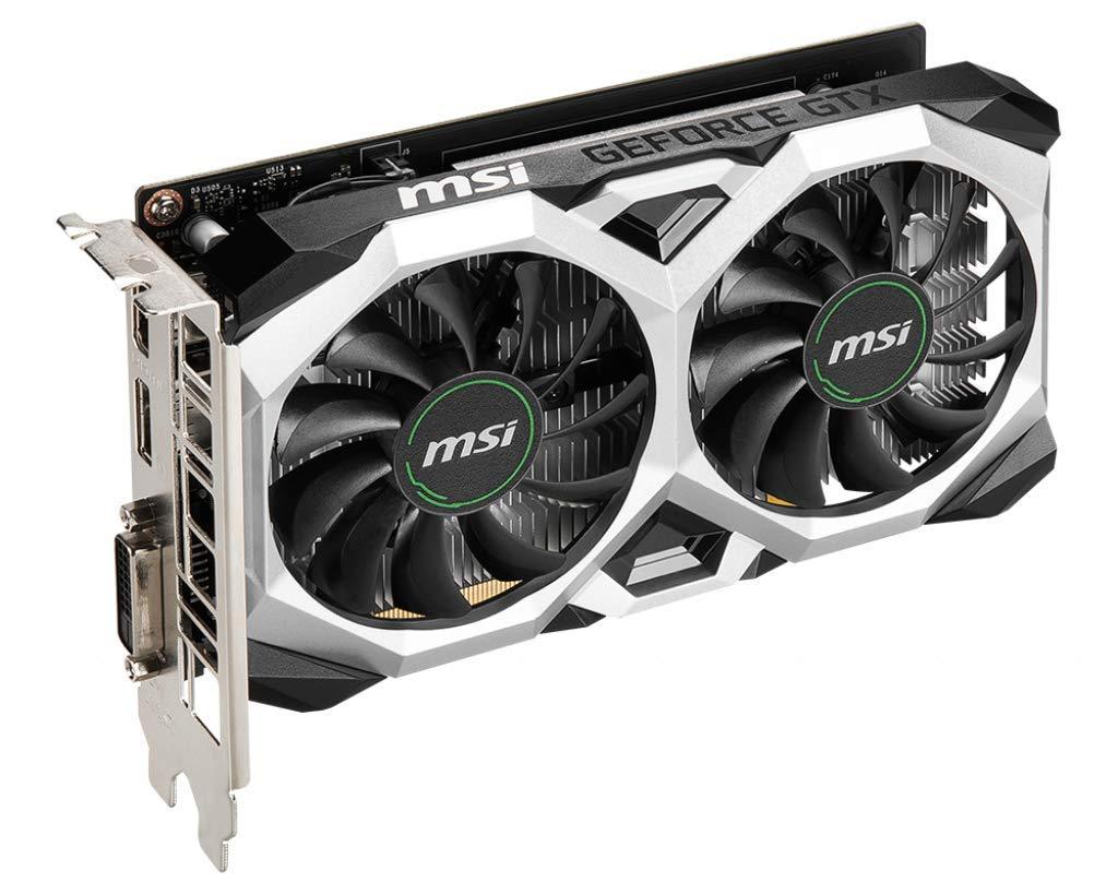 MSI Gaming gddr6 GeForce GTX 1650 pci_e_x16 128-Bit HDMI/DP/DVI 4GB GDRR6 HDCP Support DirectX 12 VR Ready OC Graphics Card (GTX 1650 D6 Ventus XS OC)