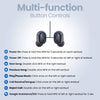 pTron Bassbuds Plus in Ear True Wireless Stereo Earbuds with Mic, Deep Bass Bluetooth Headphones, Voice Assistance, IPX4 Sweat & Water Resistant TWS, 12Hrs Battery & Fast Charge (Blue & Black) - Triveni World