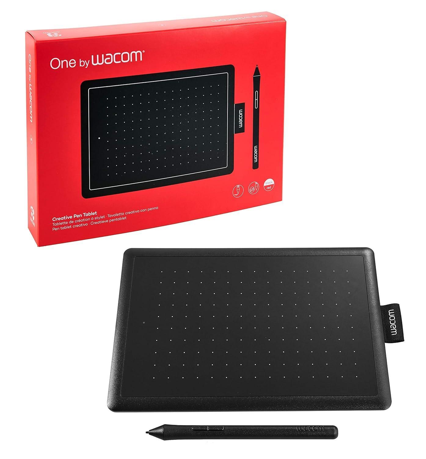 Wacom CTL-672/K0-CX Medium 8.5-inch x 5.3-inch Graphic Tablet (Red and Black)