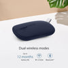 ASUS MD100 Marshmallow/Silent, Adj. DPI, Multi-Mode, with Solar Cover Wireless Optical Mouse (2.4GHz Wireless, Bluetooth, Quiet Blue)