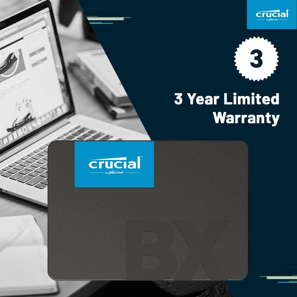 Crucial BX500 500GB 2.5-inch SATA 3D NAND Internal SSD Upto 550 MB/s