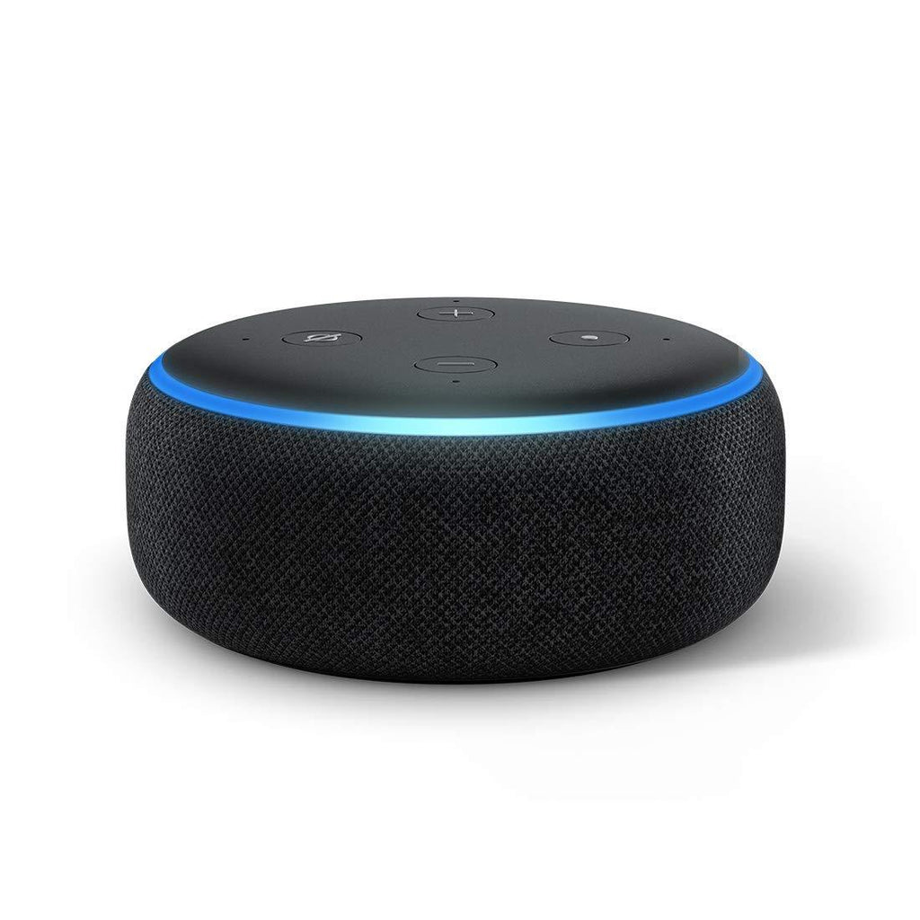 ECHO DOT (BLACK) COMBO WITH WIPRO 9W EASY SET-UP SMART BULB