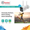 Trueview 3mp 1296p HD All Time Color 4G Sim Based Bullet CCTV Security Camera for Home, Shop, Office, Farm, and Construction Site | IP66 Waterproof Rating | With 9 IR LED