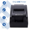 Everycom EC-58 58mm (2 Inches) Direct Thermal Printer- Monochrome Desktop (1 Year Warranty) (USB)