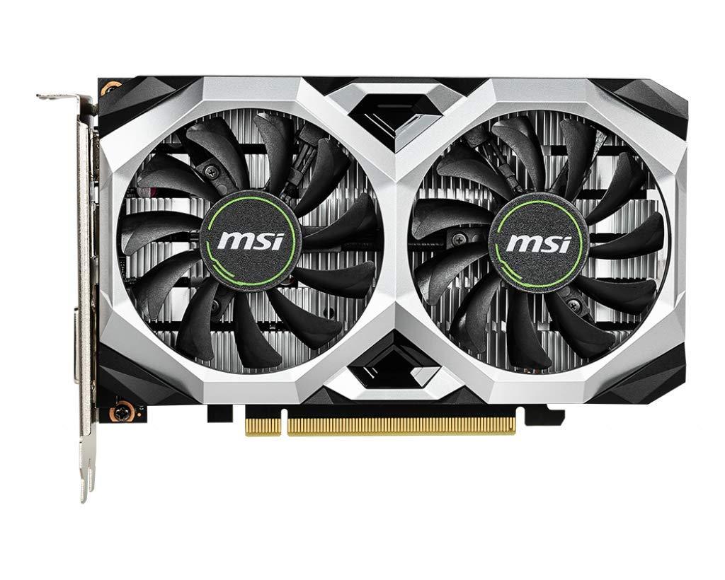 MSI Gaming gddr6 GeForce GTX 1650 pci_e_x16 128-Bit HDMI/DP/DVI 4GB GDRR6 HDCP Support DirectX 12 VR Ready OC Graphics Card (GTX 1650 D6 Ventus XS OC)