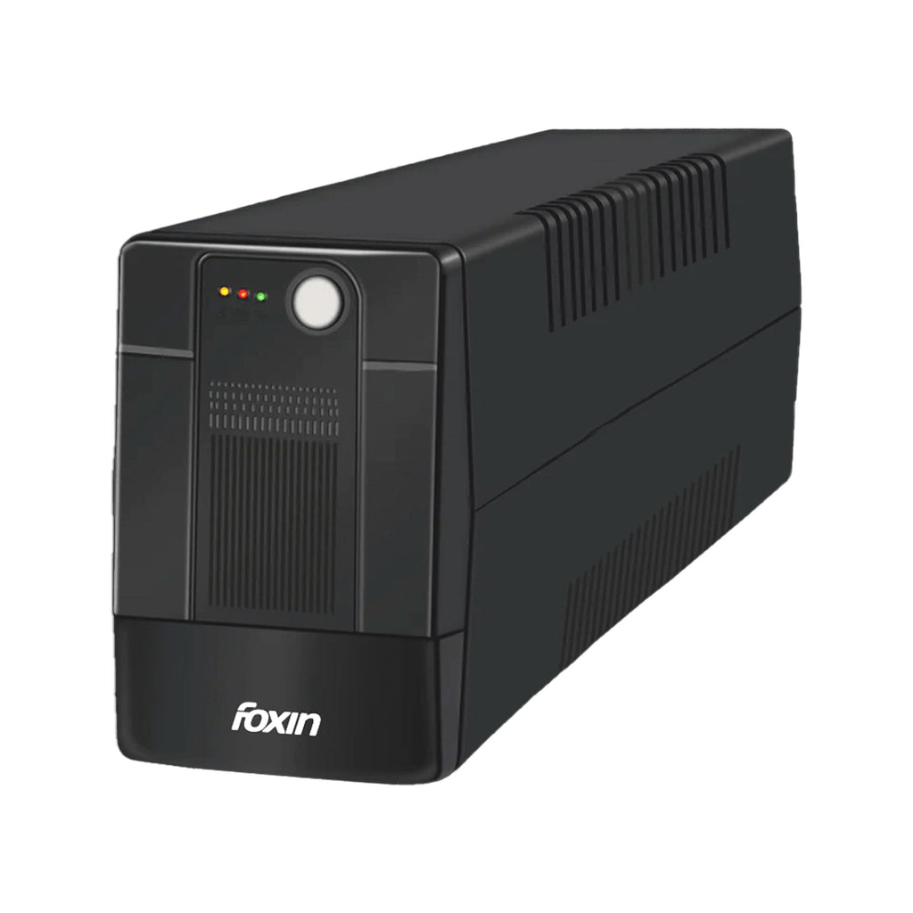 Foxin UPS 1000Va with Double Battery 600W Cold-Start Functionality, Power Backup for Desktops, Computers, Laptops, WiFi Routers, and More | BIS Approved | 2 Years Warranty