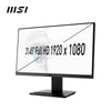 MSI PRO MP223 21.45 Inch Full HD Office LCD Monitor - 1920 X 1080, 100 Hz, Eye-Friendly Screen, VESA Mountable, Display Kit Support, Tilt-Adjustable - HDMI 1.4b, D-Sub (VGA)