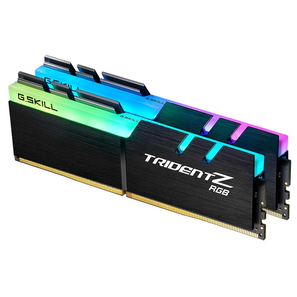 G.SKILL Trident Z RGB 32GB (2 * 16GB) DDR4 3200MHz CL16-18-18-38 1.35V Desktop Memory RAM - F4-3200C16D-32GTZR