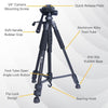 Kodak T210 150cm Three Way Pan Movement Tripod for Camera (Black)