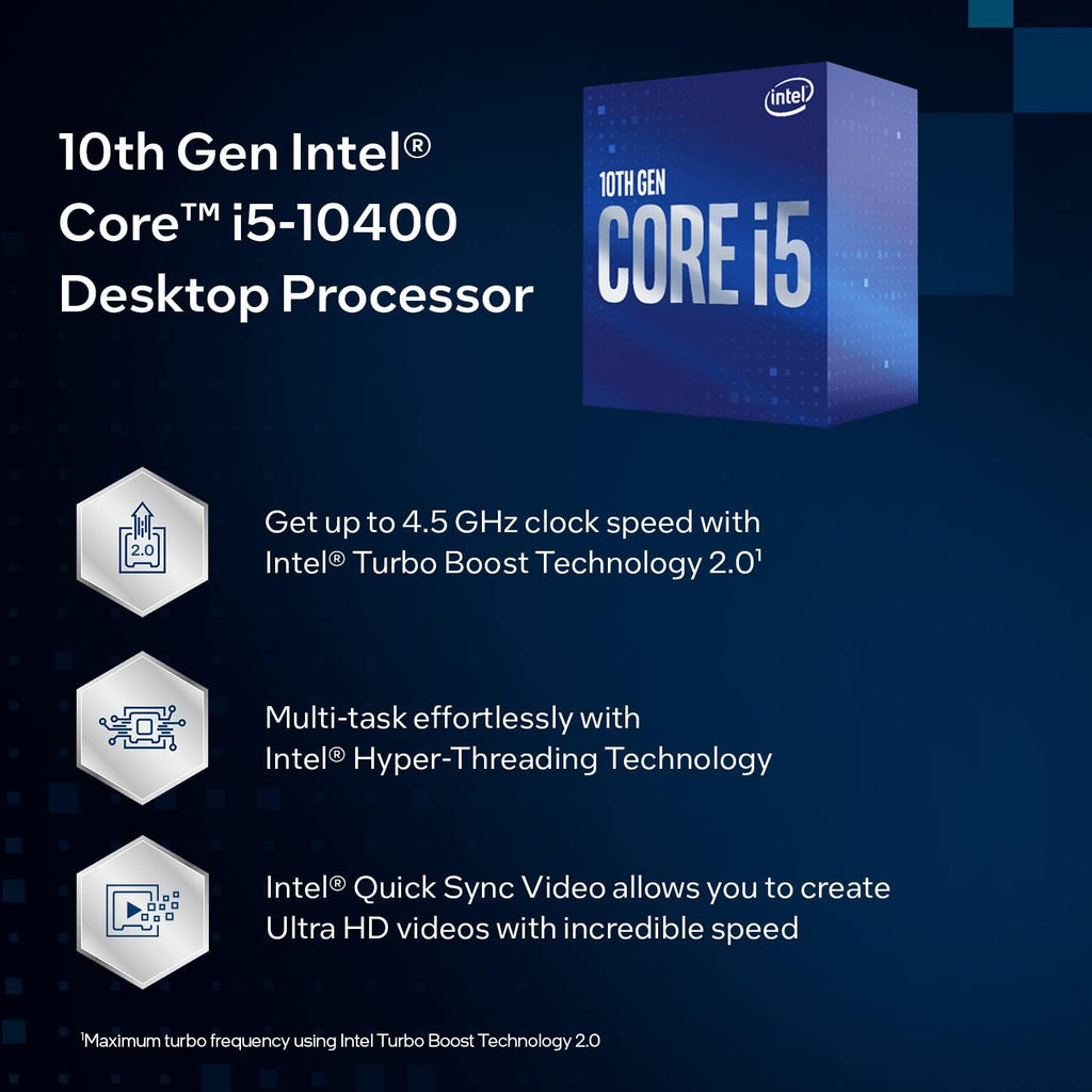 Intel® Core i5-10400 Processor (12M Cache, up to 4.30 GHz) BGA 437 Socket