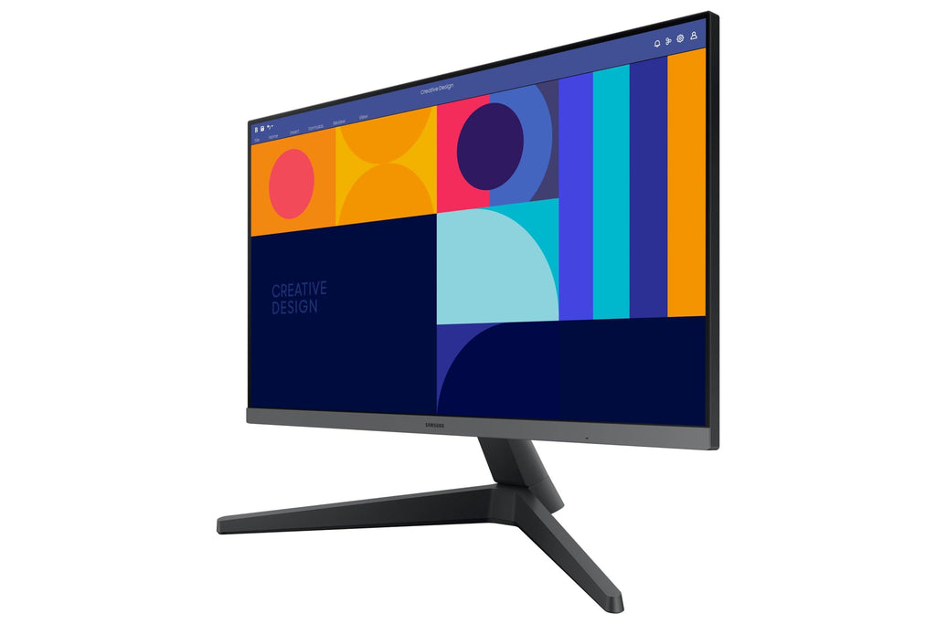 Samsung 24-inch (60.46cm) FHD, IPS, 100 Hz, 1920 x 1080 Flat Monitor, Bezel Less Design, AMD FreeSync, Flicker Free, HDMI, Display Port (LS24C330GAWXXL, Black)