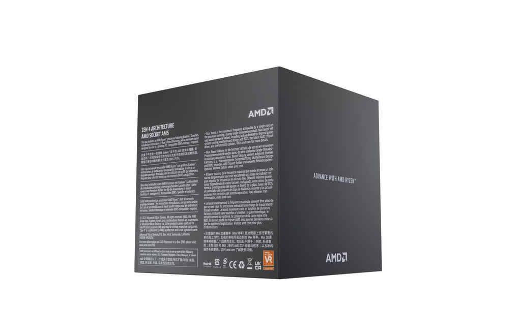 AMD 7000 Series Ryzen 9 7900 Desktop Processor 12 cores 24 Threads 76 MB Cache 3.8 GHz Upto 5.4 GHz AM5 Socket (100-100000590BOX) Socket AM5