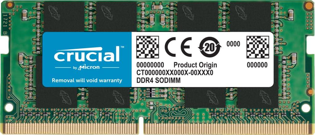 Crucial RAM 16GB DDR4 2666 MHz CL19 Laptop Memory CT16G4SFRA266