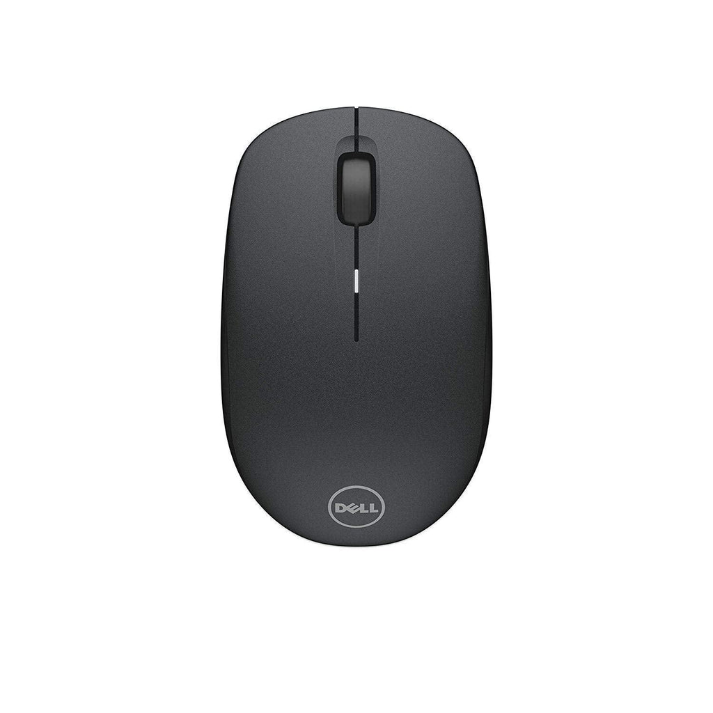 Dell WM126 Wireless Mouse, 1000DPI, 2.4 Ghz with USB Nano Receiver, Optical Tracking, 12-Months Battery Life, Plug and Play, Ambidextrous, Connect Up To 6 Compatible Devices With One Receiver - Black