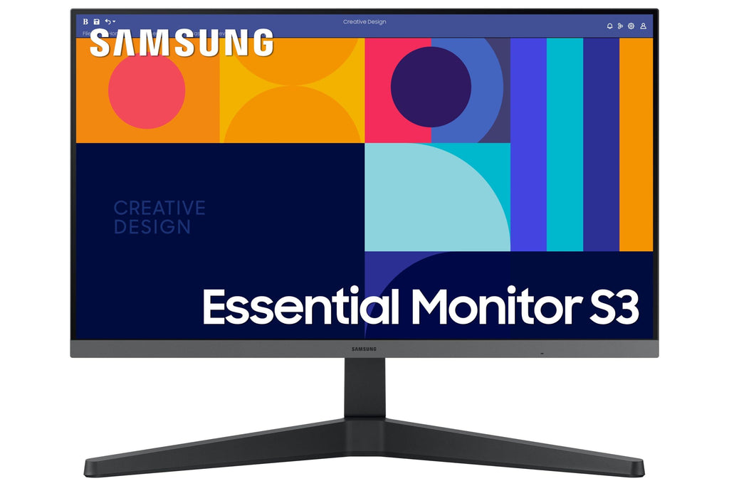 Samsung 24-inch (60.46cm) FHD, IPS, 100 Hz, 1920 x 1080 Flat Monitor, Bezel Less Design, AMD FreeSync, Flicker Free, HDMI, Display Port (LS24C330GAWXXL, Black)