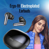 pTron Newly Launched Zenbuds Ultima ANC Earbuds, 35dB Active Noise Cancellation TWS, Transparency Mode, Quad Mic TruTalk ENC Calls, 50Hrs Playtime & in-Ear Bluetooth 5.3 Wireless Headphones (Black) - Triveni World