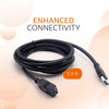 Amazon Basics USB 3.0 Extension | Type A Male to Type A Female | Repeater Cable - 3.3 ft | Enhanced Connectivity & High-Speed Performance