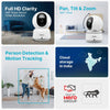 QUBO Smart 360 3MP 1296p WiFi CCTV Security Camera from Hero Group | Mobile App | Two Way Talk | Night Vision | Cloud & SD Card Recording | Made in India | Alexa & OK Google | 1TB SD Card Support