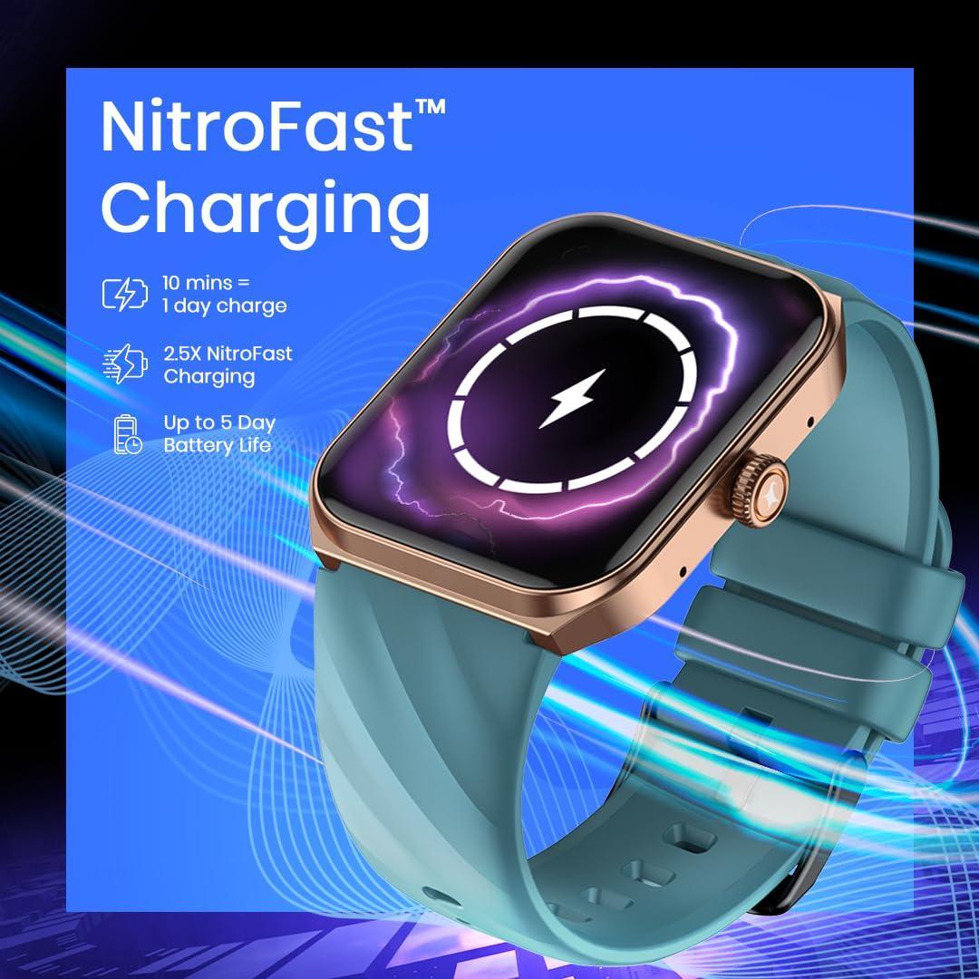 Fastrack New Limitless X2 Smartwatch|1.91" UltraVU with Rotating Crown|60 Hz Refresh Rate|Advanced Chipset|SingleSync BT Calling|NitroFast Charge|100+ Sports Mode & Watchfaces|Upto 5 Day Battery|IP68 - Triveni World