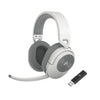 Corsair HS55 WIRELESS Gaming Headset, White. Low-Latency 2.4Ghz Wireless or Bluetooth, Dolby ® Audio 7.1 Surround Sound, Omni-Directional Microphone with Flip-to-Mute Function