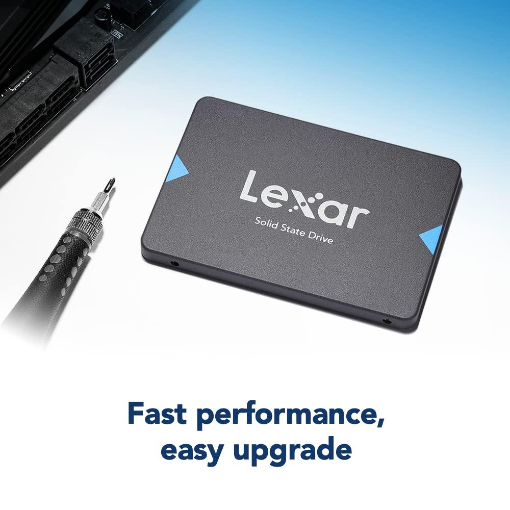 Lexar 240GB 2.5" SATA III Internal SSD, Up to 550MB/s Read (LNQ100X240G-RNNNG)