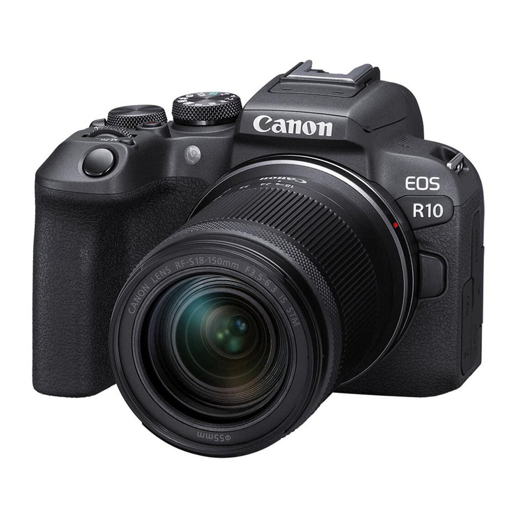 Canon EOS R10 24.2MP RF-S18-150 F/3.5-6.3 IS STM Mirrorless Camera (APS-C Sendor, 4K UHD Video) for Wedding & Content Creators - Black