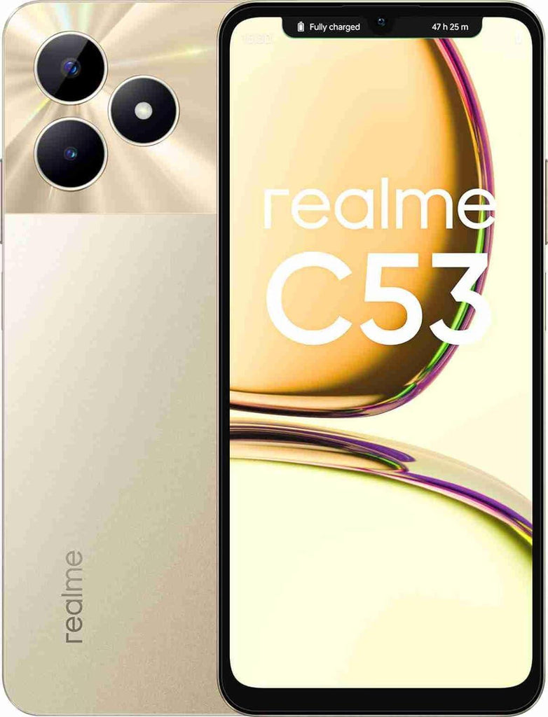 realme C53, Champion Gold, 4GB RAM, 128GB Storage - Triveni World