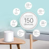 TP-Link Deco X60 Whole Home Mesh Wi-Fi System, AX5400 Dual_Band Wireless WiFi 6 Speeds Up to 5400Mbps, Work with Amazon Echo/Alexa, OFDMA and MU-MIMO Technology Router, Pack of 2, White