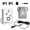 MAONO AU-400 Lavalier Auxiliary Omnidirectional Microphone (Black)