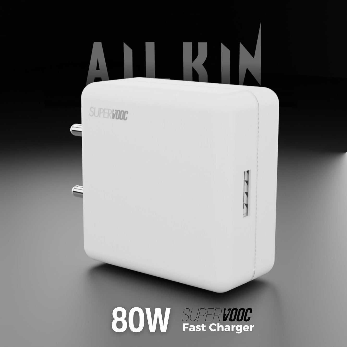 AILKIN Original SUPERVOOC 80W Ultra Fast Charger Adapter Only-True 80W PD Charging, Unleash True Power for OnePlus 12/12R/11/11R/10/10R, Nord CE 3 Lite 5G, Nord 2T 5G, Nord CE 2 Lite 5G, Nord 5G