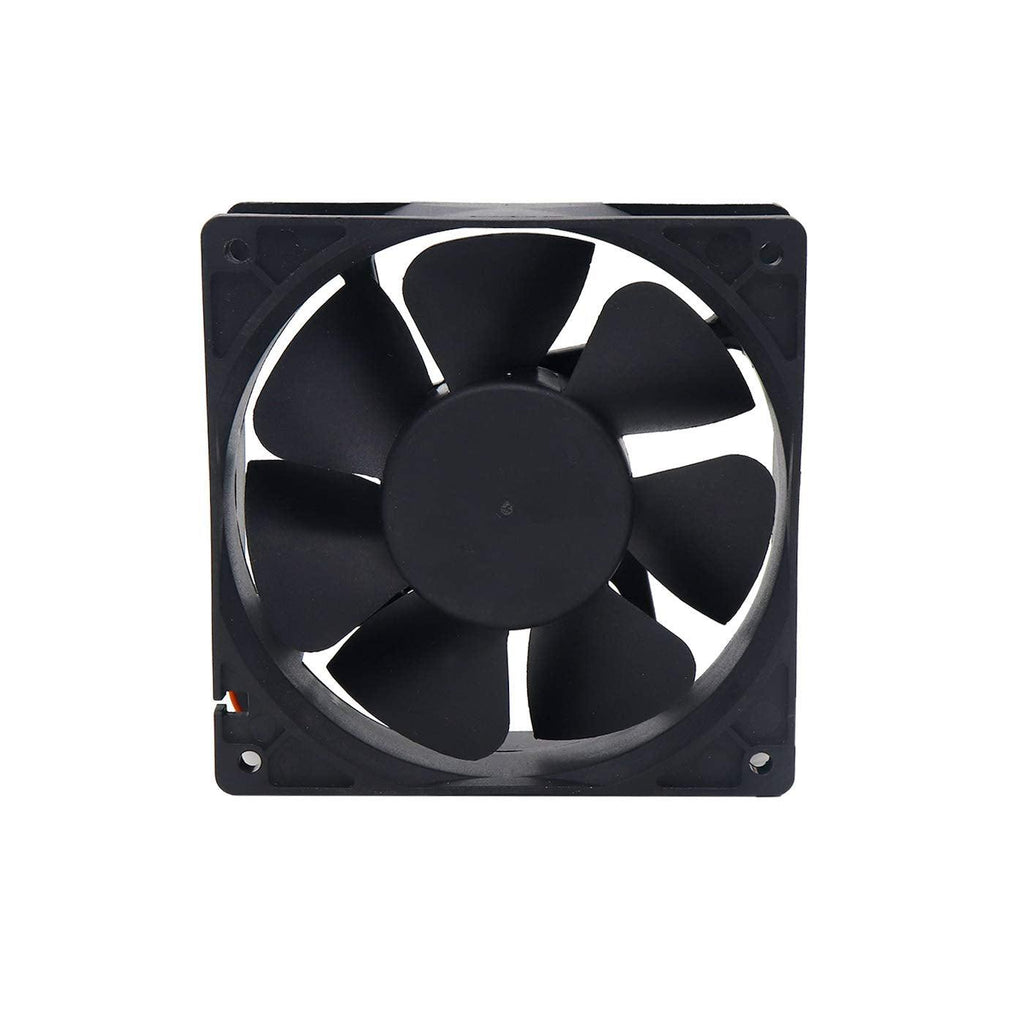 Electronic Spices 12v Brushless 3Inch DC Cooling Fan for Pc Case,CPU Cooler, 2pcs, Black (80X80) mm