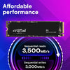 Crucial P3 1TB PCIe 3.0 3D NAND NVMe M.2 SSD, up to 3500MB/s - CT1000P3SSD8