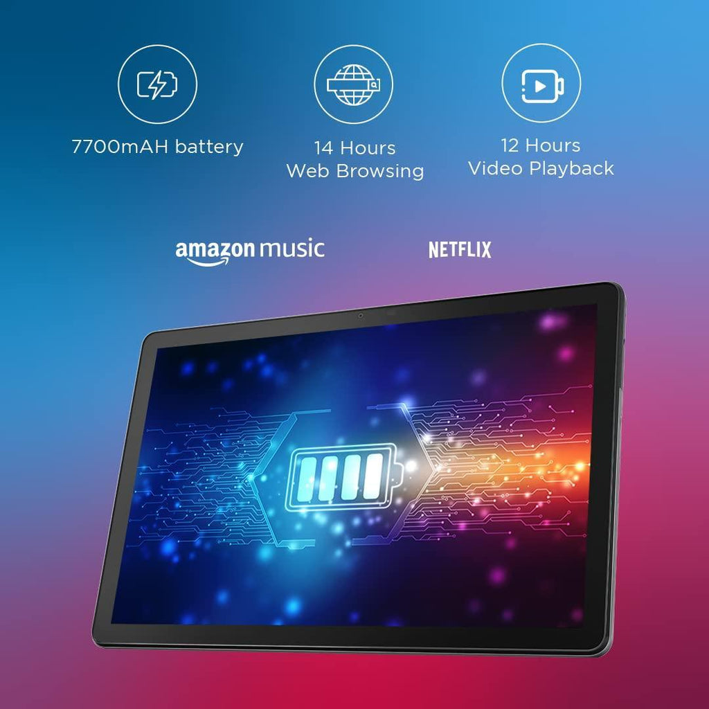 Lenovo Tab M10 FHD Plus(3rd Gen)| 10.61 Inch, 2K Display| 6 GB RAM, 128 GB ROM|Wi-Fi + LTE|Snapdragon Processor| 7700 mAH Battery|Quad Speakers with Dolby Atmos| TÜV Rheinland Low Blue Light Certified - Triveni World