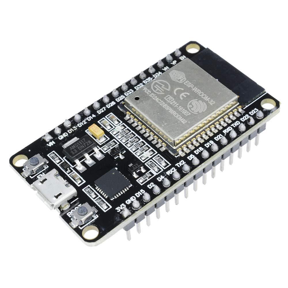 SquadPixel Esp-32 Wifi, Bluetooth, Dual Core Chip Development Board (ESP-WROOM-32)