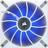 CORSAIR ML140 LED Elite, 140mm Magnetic Levitation Blue LED Fan with AirGuide, Single Pack - White Frame