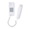 Hola! TF 510 Corded Landline Phone, Wall/Desk Mountable, Clear Call Quality, Compact Design, Redial/Mute/Hold Function (Made in India) (White)