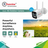 Trueview 3mp 1296p HD All Time Color 4G Sim Based Bullet CCTV Security Camera for Home, Shop, Office, Farm, and Construction Site | IP66 Waterproof Rating | With 9 IR LED