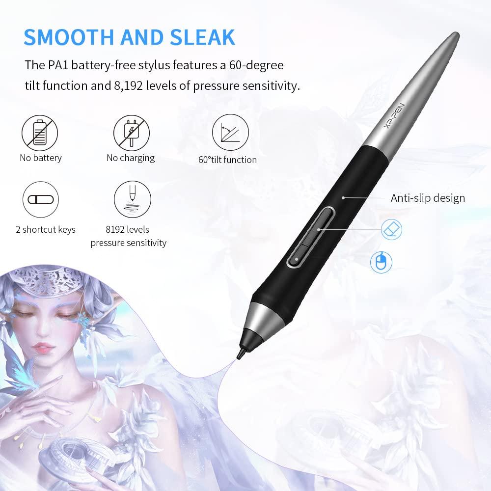 XP-Pen Deco Pro MW Graphic Tablet 11X6 inches Pen Tablet with tilt Support, 8 Shortcut Keys, 8192 Levels of Pressure Sensitivity, 1 Roller Wheel and Bluetooth connectivity