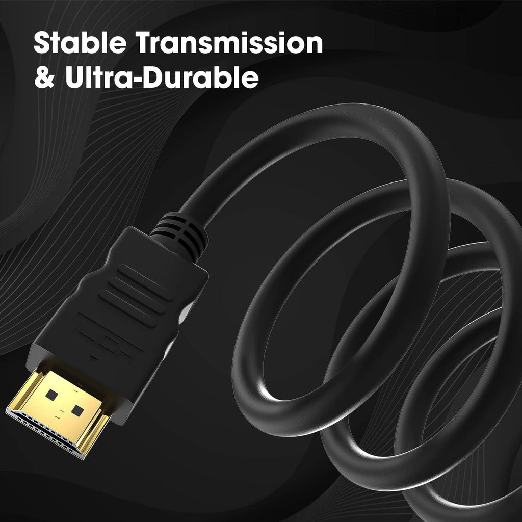 Sounce HDMI Cable 4K High-Speed HDMI Cord 18Gbps with Ethernet Support 4K 60Hz Compatible with UHD TV, Monitor, Computer, Xbox 360, PS5 PS4, Blu-ray, and More 1.5 Meter (5FT)