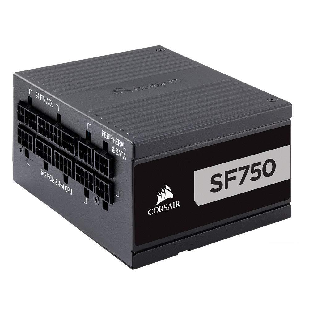 Corsair SF750 Fully Modular 80 Plus Platinum Certified Power Supply, 750 Watt-Black