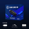 Corsair Elgato Cam Link 4K USB 3.0 Broadcast Live, Record via DSLR, Camcorder, or Action Cam, 1080p60 or 4K at 30 FPS, Compact HDMI Capture Device