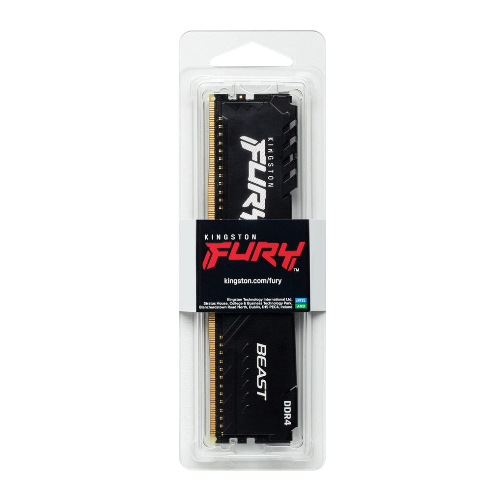 Kingston FURY 16GB 3200MHz DDR4 CL16 DIMM 1Gx8 Fury Beast Black (KF432C16BB1/16)