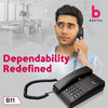 Beetel B11 Basic Corded Phone (Black)