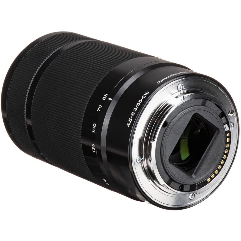 Sony E Mount E 55 210Mm F4.5 6.3 OSS Aps-C Lens (Sel55210) | Telephoto Zoom | Nature & Sports Photography, Black