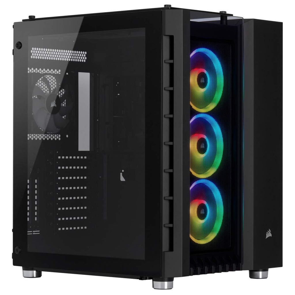 CORSAIR Crystal Series 680X RGB High Airflow Tempered Glass ATX Smart Case, Black