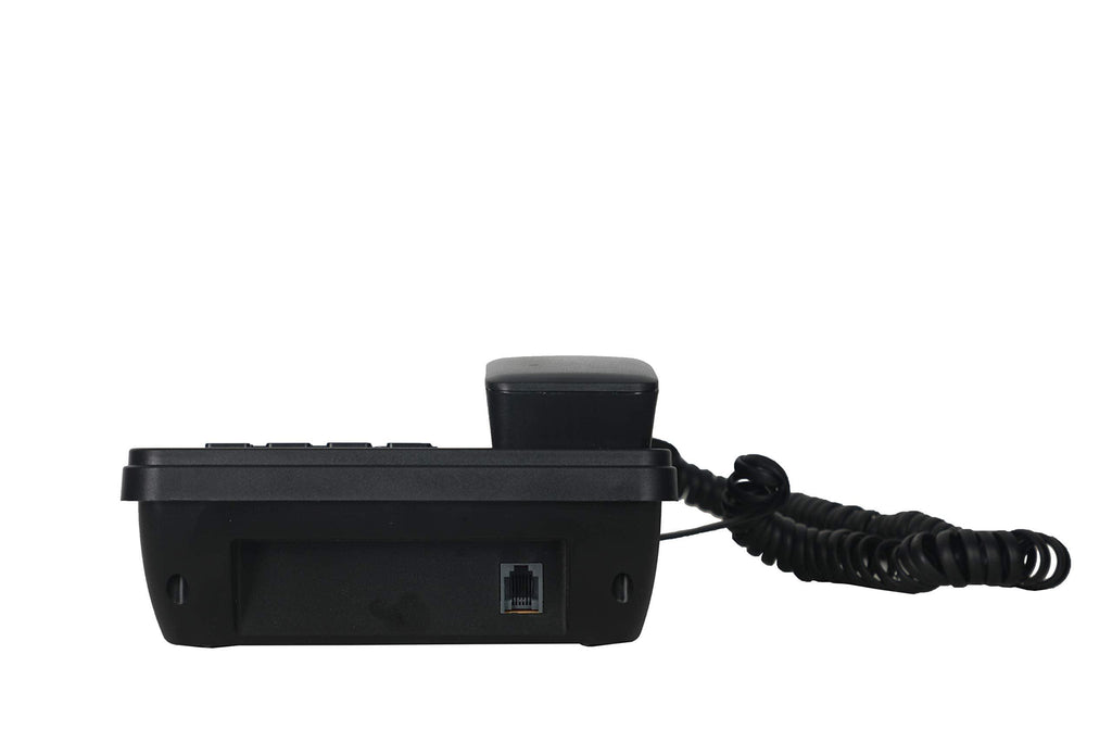 Binatone Spirit 221 Basic Corded Landline Phone with Display for Office & Home (Black)