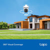 Tapo TP-Link C520WS 2K QHD 4MP Outdoor Pan/Tilt Security Smart Wi-Fi Camera,IP66 Weatherproof, AI Detection,360° Visual Coverage,Starlight Colour Night Vision, Works with Alexa&Google Home