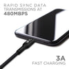 boAt Type C A325/A320 Tangle-free, Sturdy Type C Cable with 3A Rapid Charging & 480mbps Data Transmission(Black)